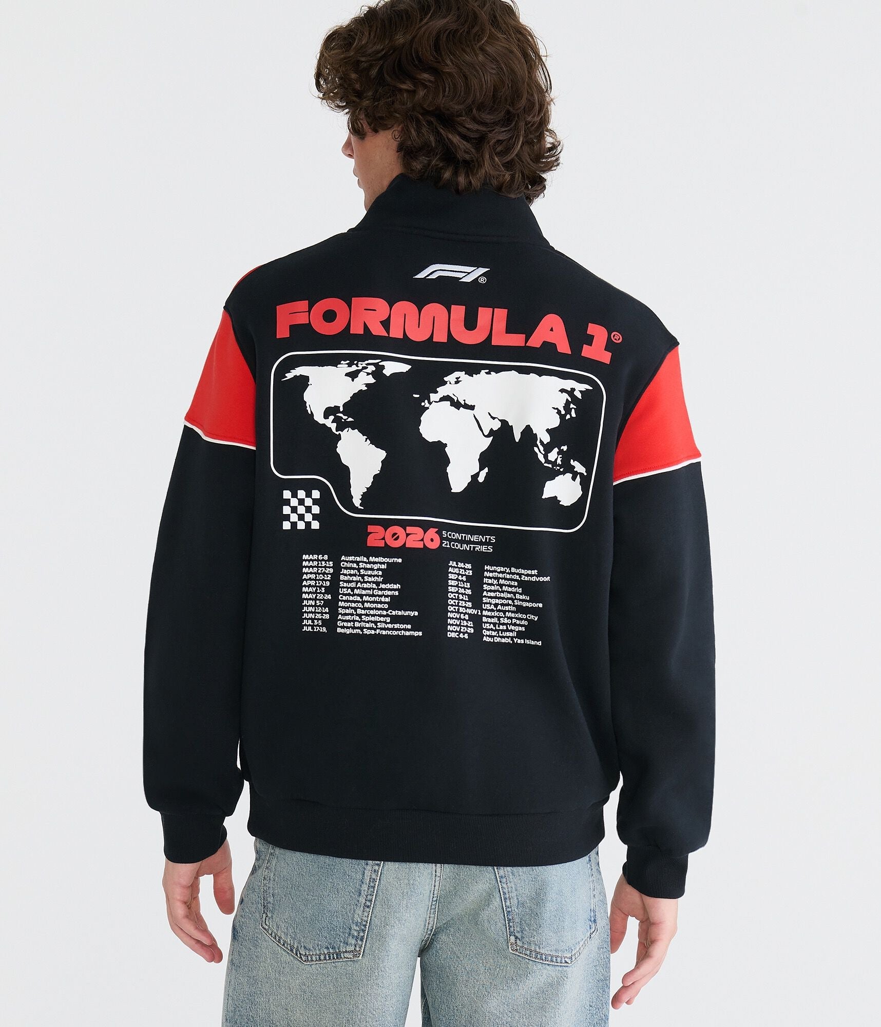Aeropostale Formula 1 World Tour 2026 Quarter-Zip Sweatshirt