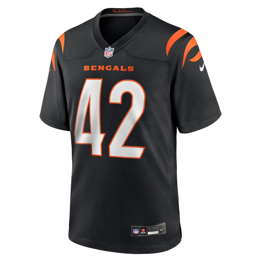 Cincinnati Bengals Oren Burks Black Team Game Jersey