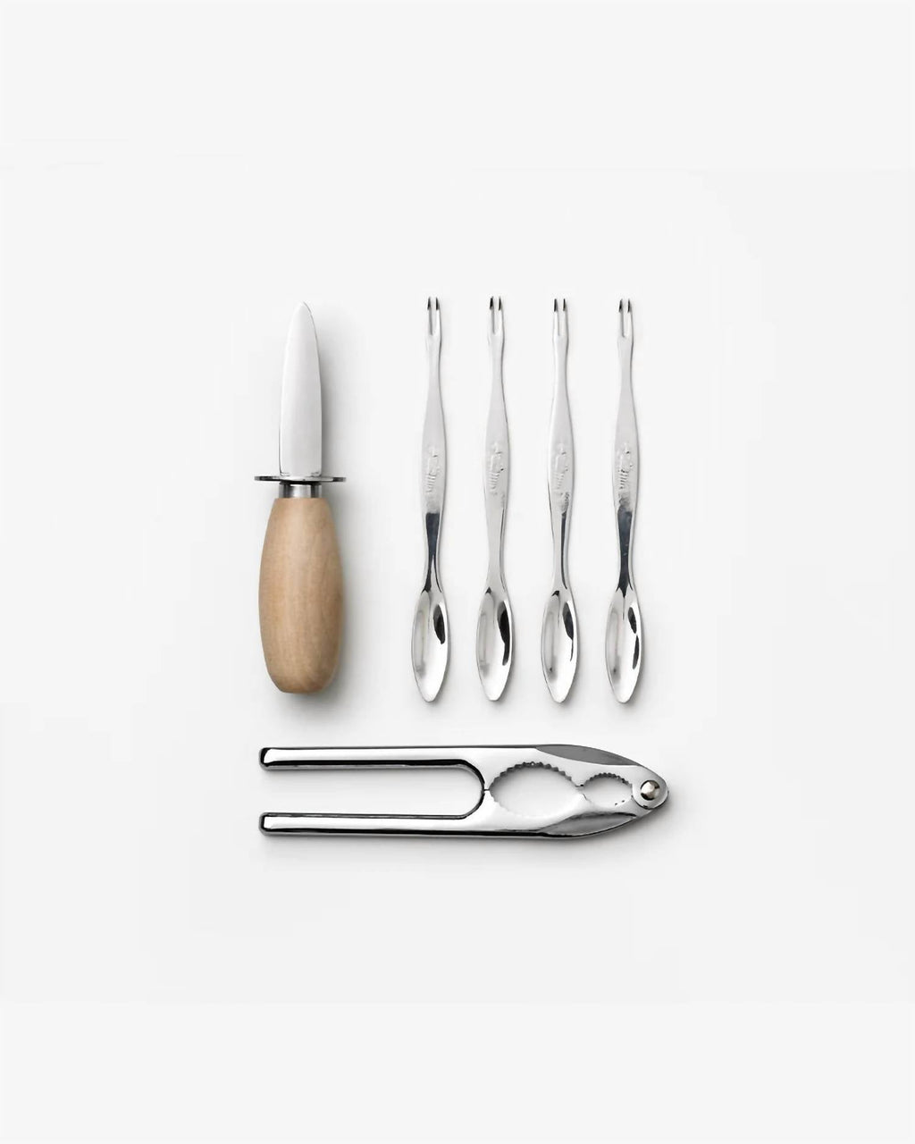 Seafood Essentials Gift Set In Beige