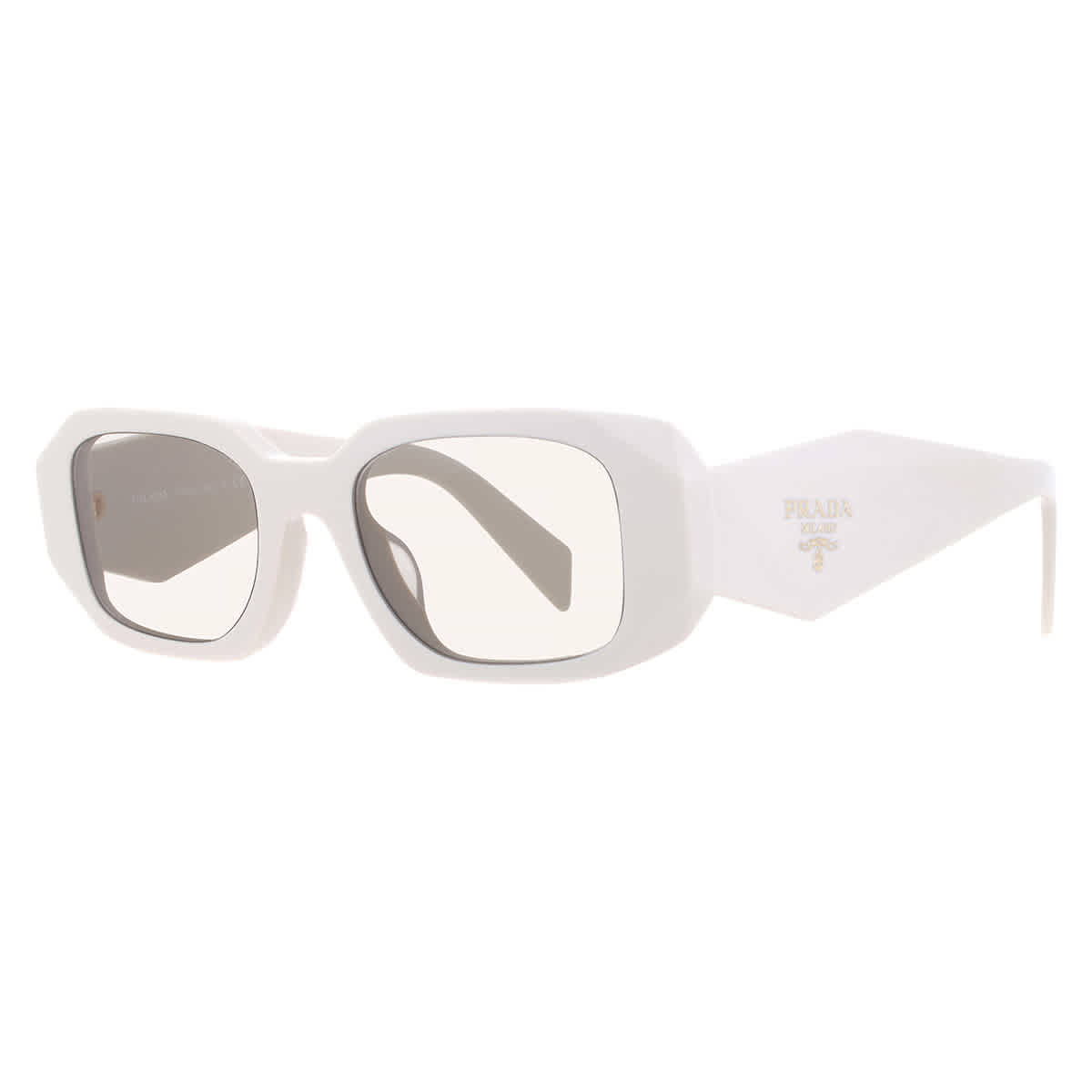 Prada Light Brown Rectangular Ladies Sunglasses PR 17WSF 21D5J2 51