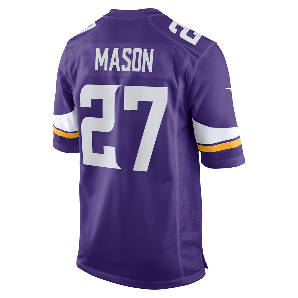 Minnesota Vikings Jordan Mason Purple Team Game Jersey
