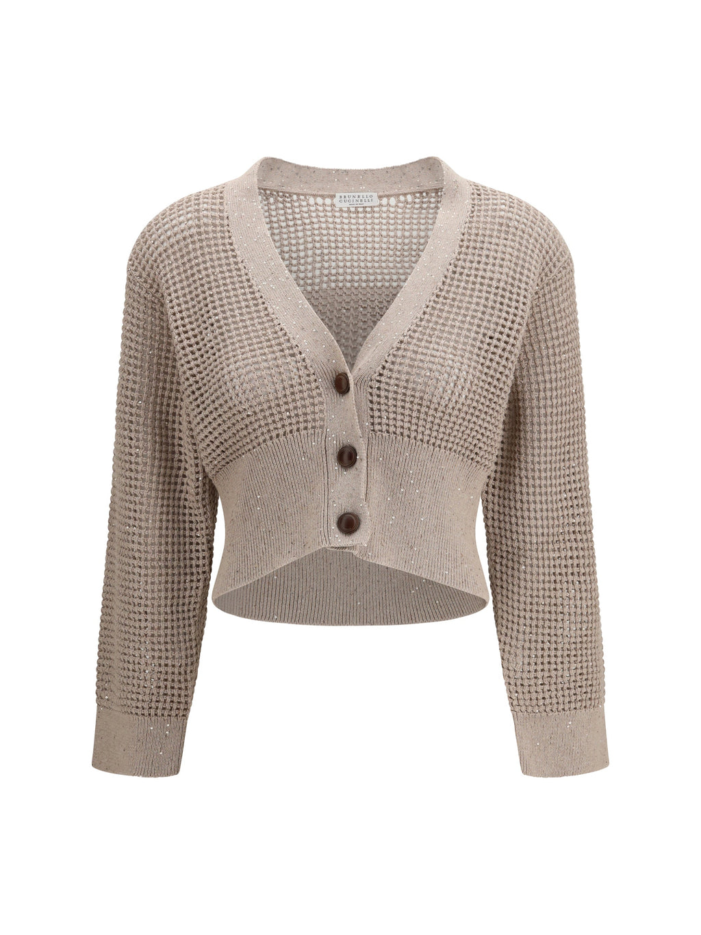 Brunello Cucinelli Women Sequined Mesh Cardigan