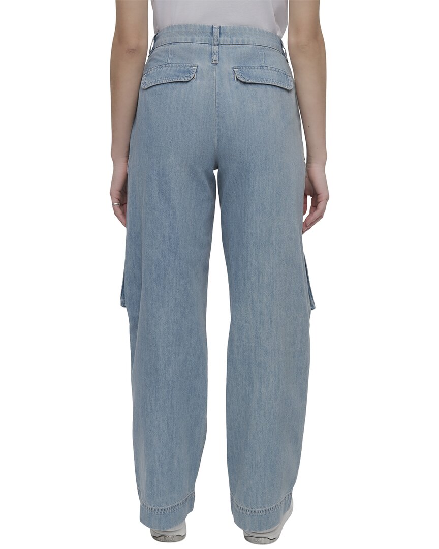DKNY High Rise Rooftop Relaxed Straight Jean