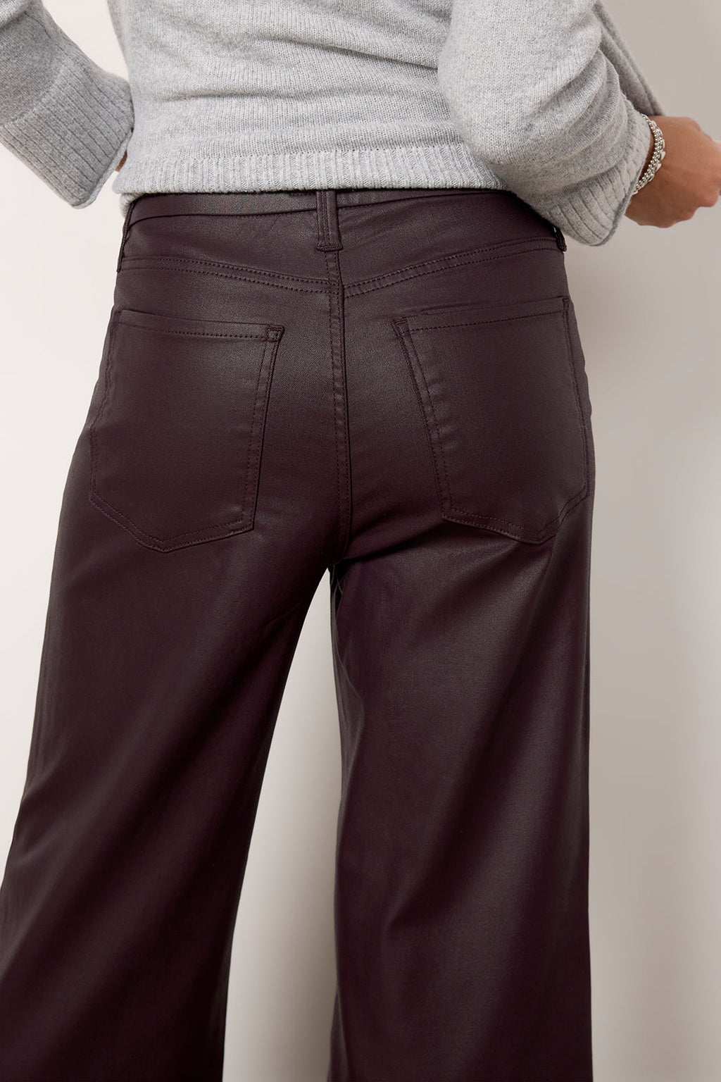 Women's Meg Coated Wide Leg Pants