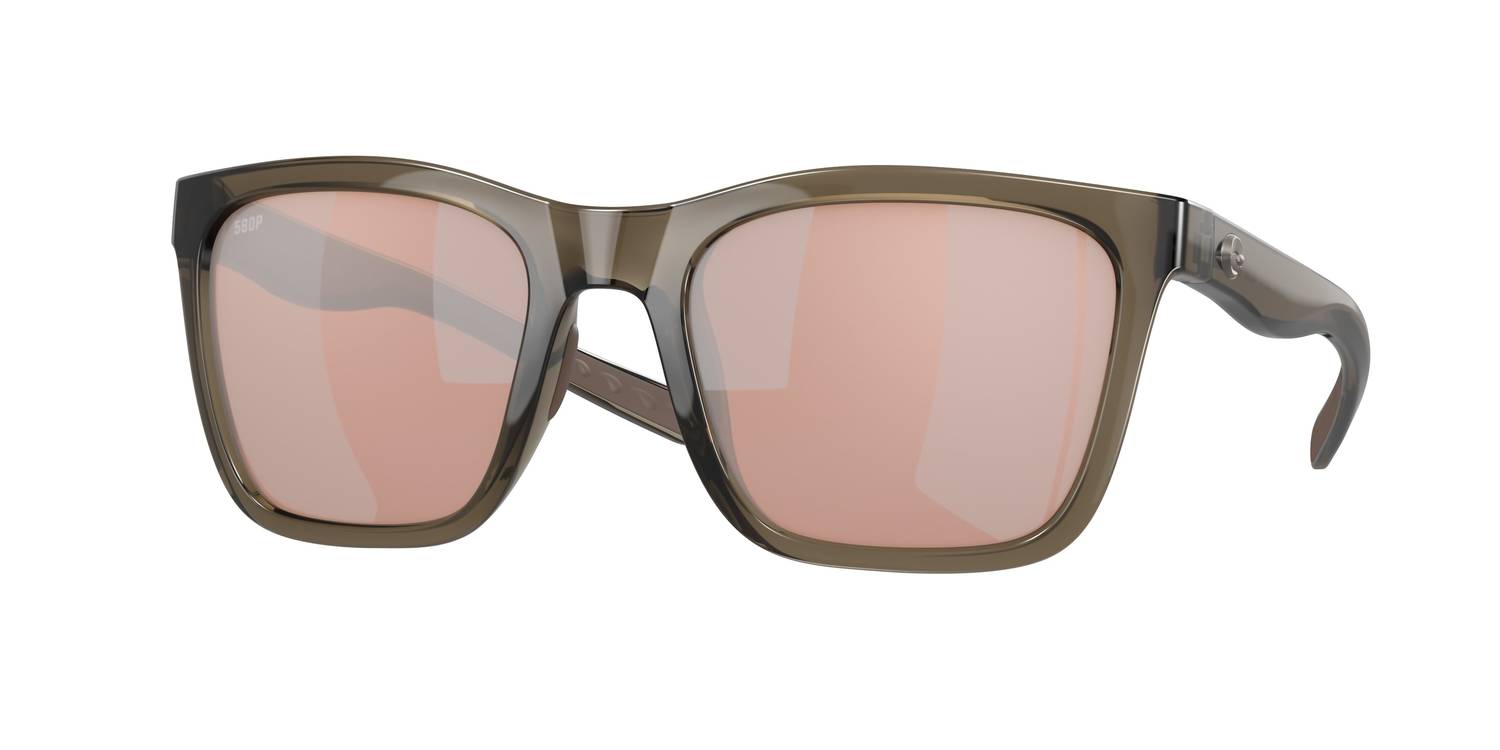 Women's Panga Sunglasses In Shiny Taupe Crystal/copper Silver Mirror