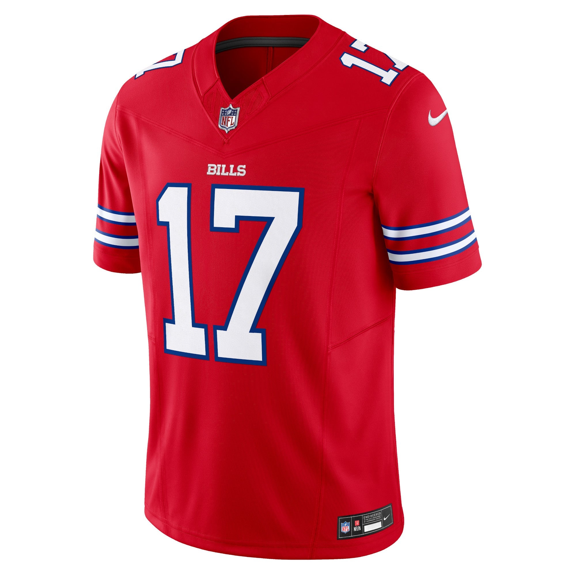 Buffalo Bills Josh Allen Red Vapor F.U.S.E. Limited Jersey