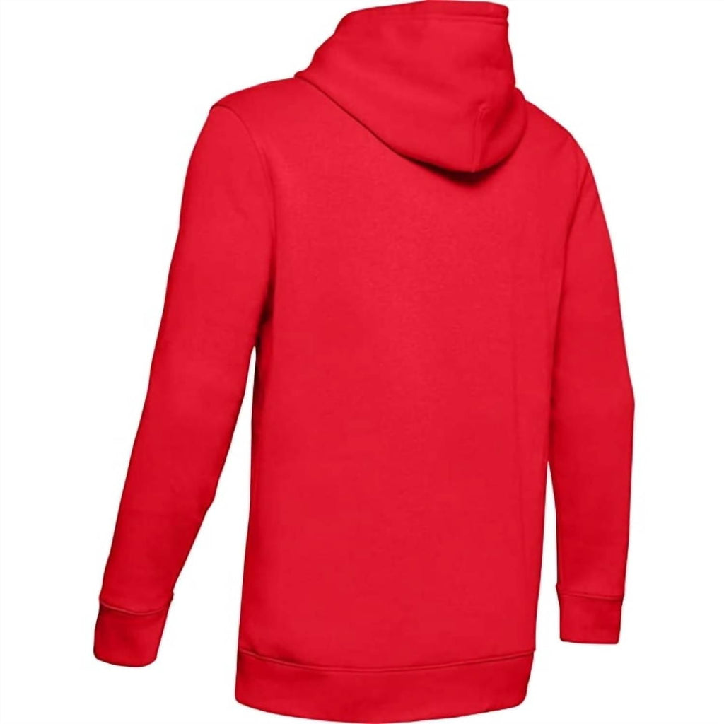 Hustle Fleece Hoodie In Red