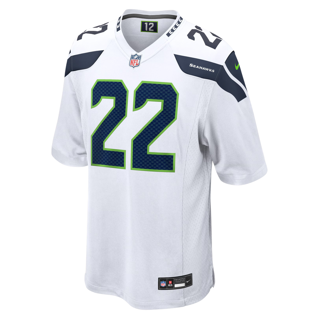 Seattle Seahawks Rashid Shaheed White Game Jersey