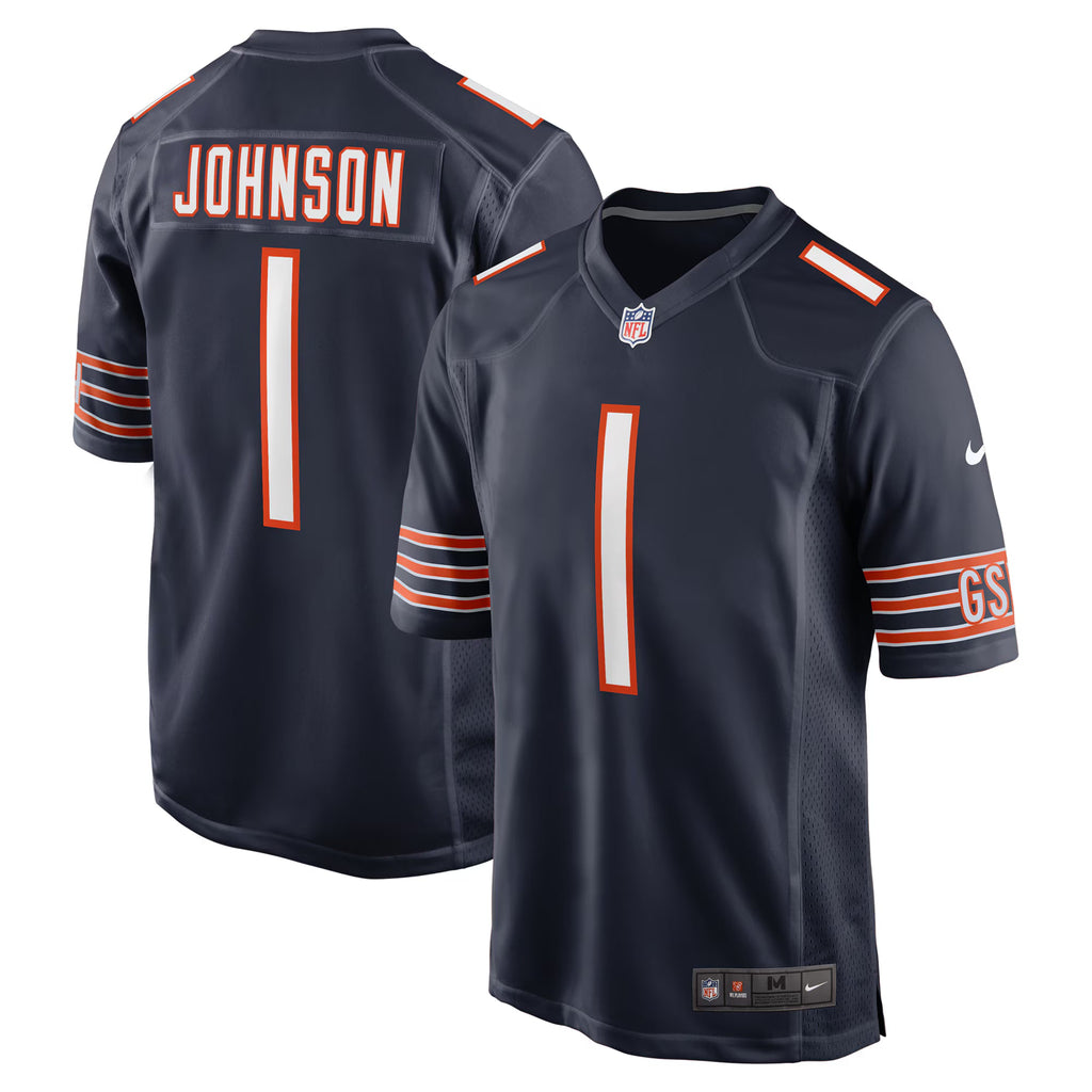 Chicago Bears Jaylon Johnson Navy Game Jersey