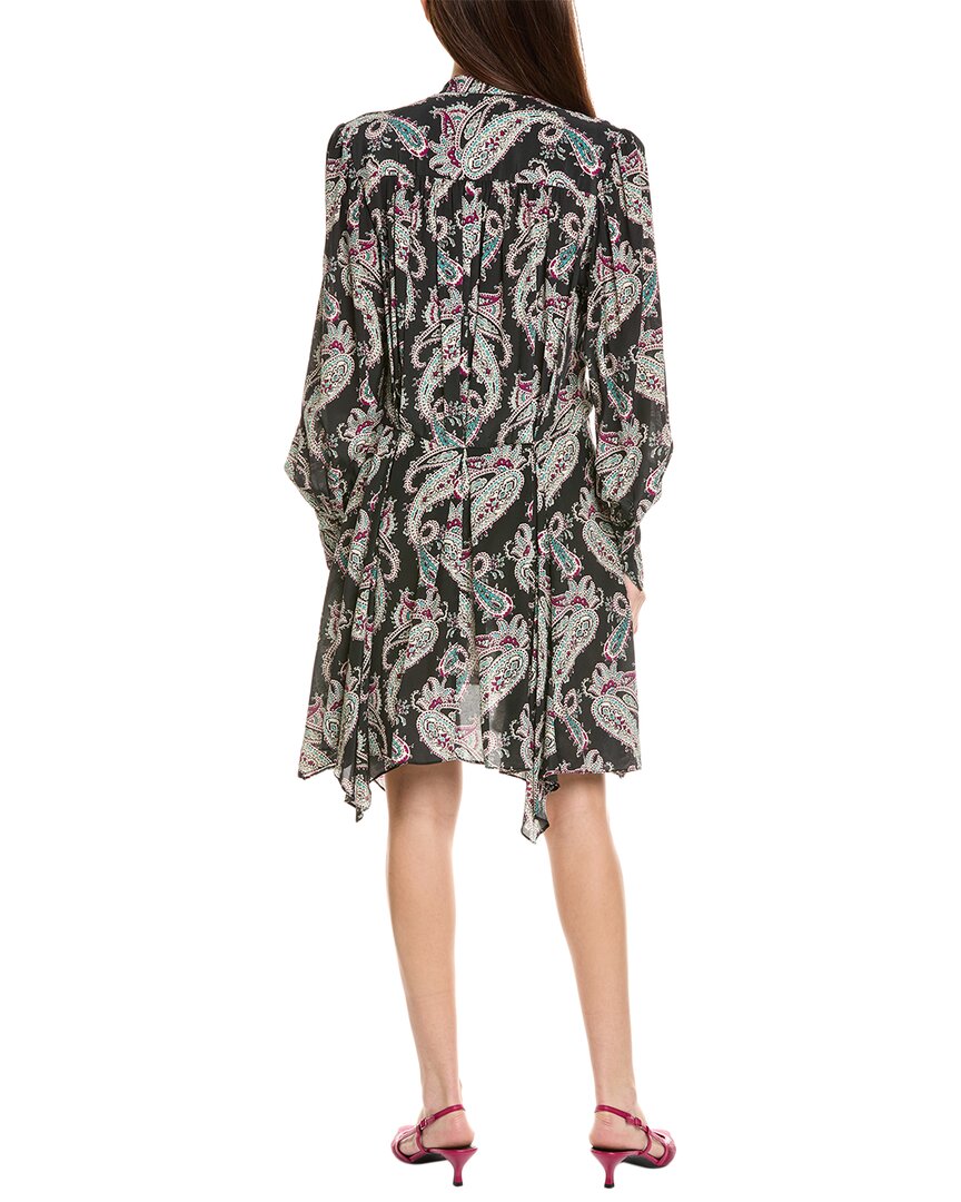 Isabel Marant E'toile Veriki Pleated Silk Midi Dress