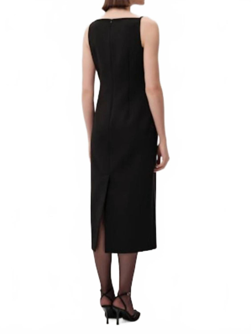Glimmer Midi Dress In Black