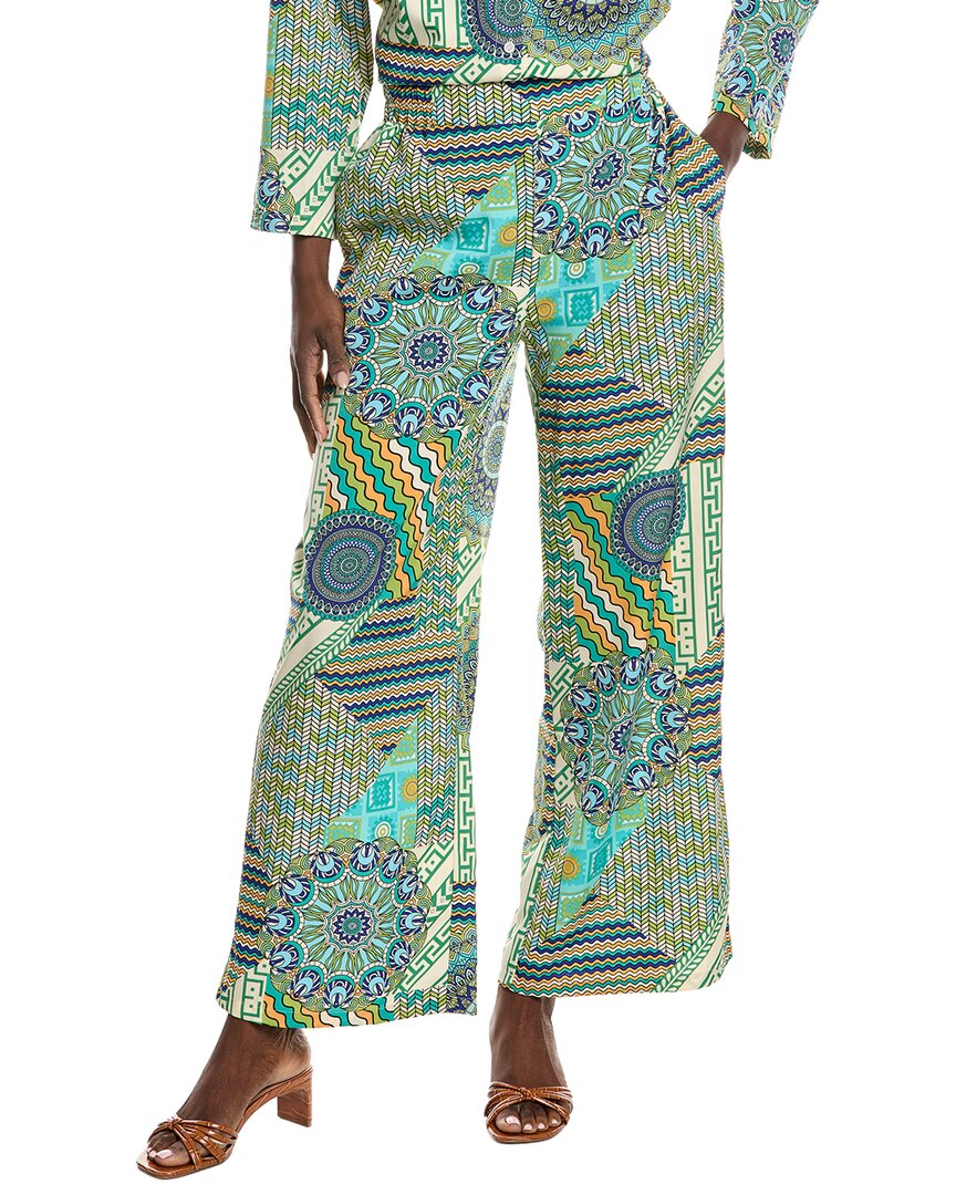 Gracia Print Wide Leg Set Pant