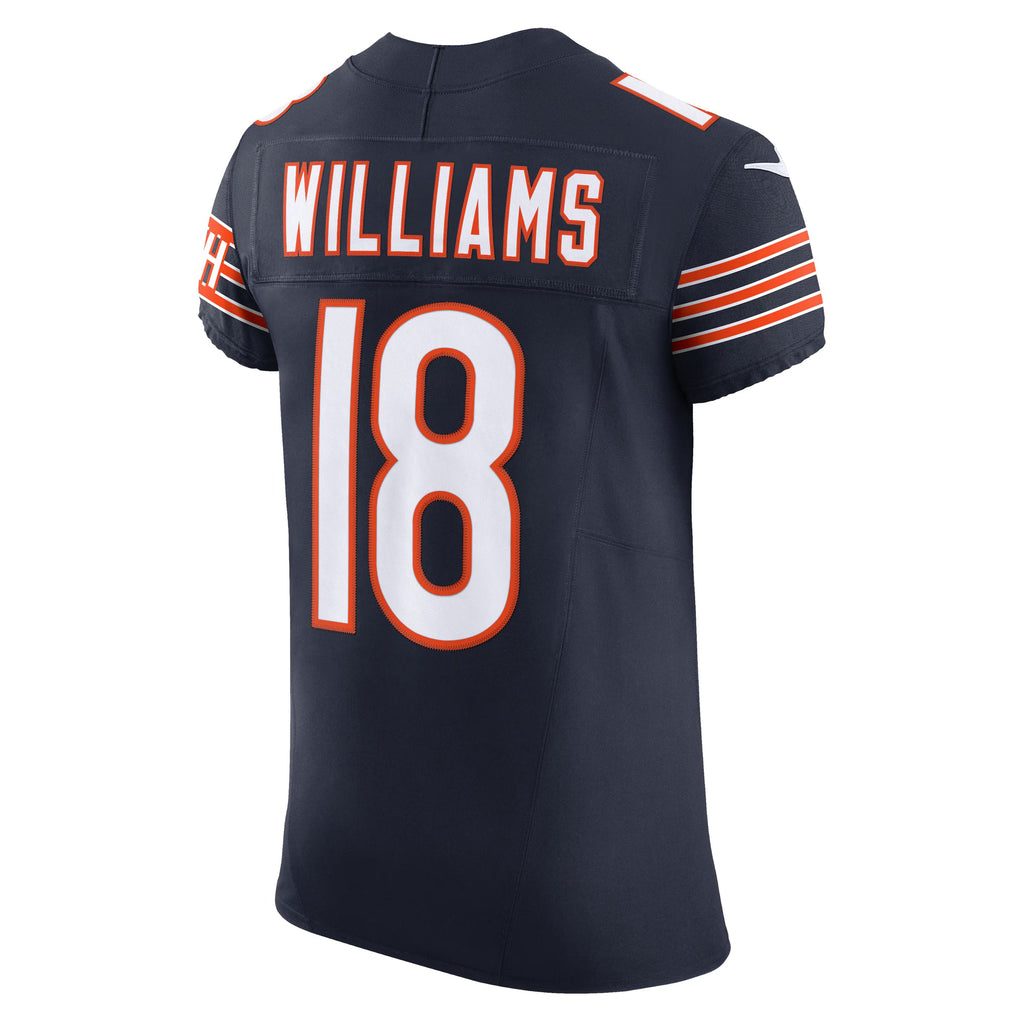 Chicago Bears Caleb Williams Navy Vapor F.U.S.E. Elite Jersey