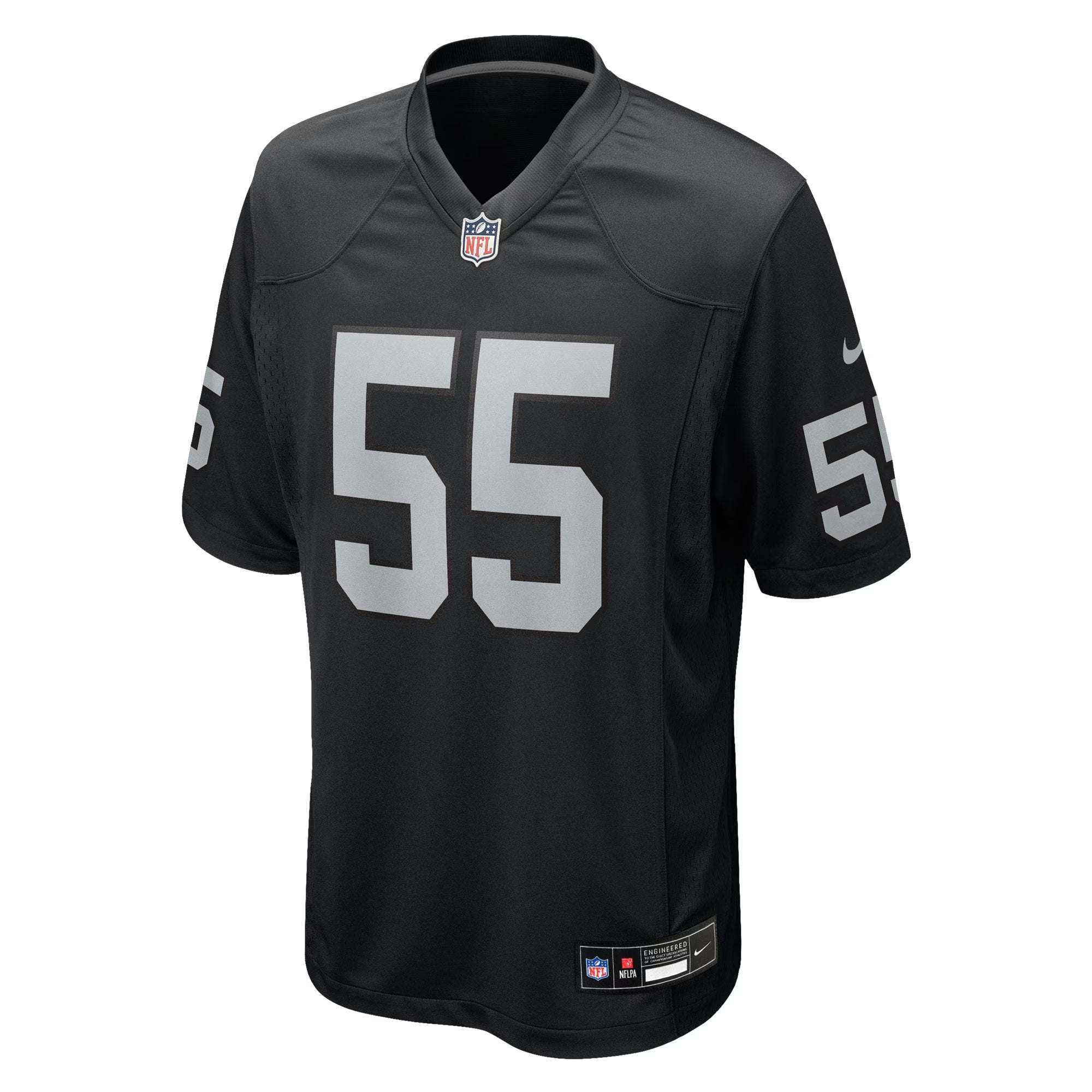 Las Vegas Raiders Cody Lindenberg Black Team Game Jersey