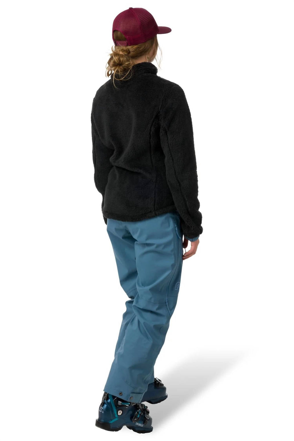 Felice Full Zip Jacket In Black/ocean