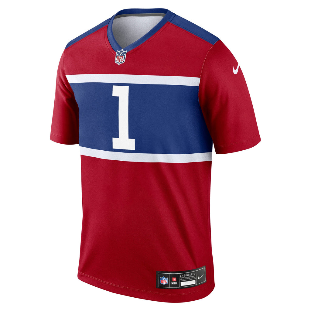 New York Giants Malik Nabers Red Legend Player Performance Top