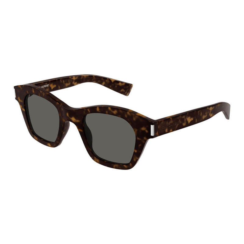 Saint Laurent Sunglasses Square Full Rim, Black Frame And Black Lens Sl592001