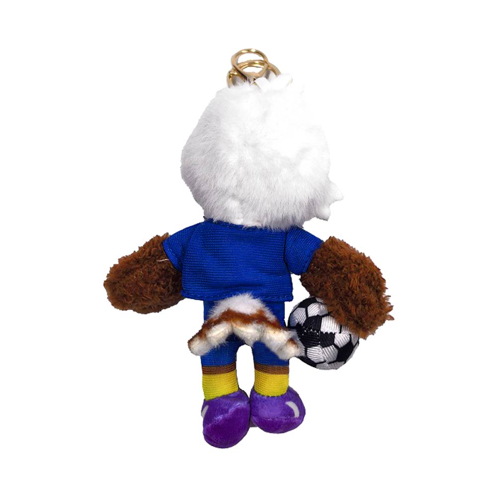FIFA World Cup 2026 Soccer USA Eagle Character Plush Doll Keychain Bag Charm
