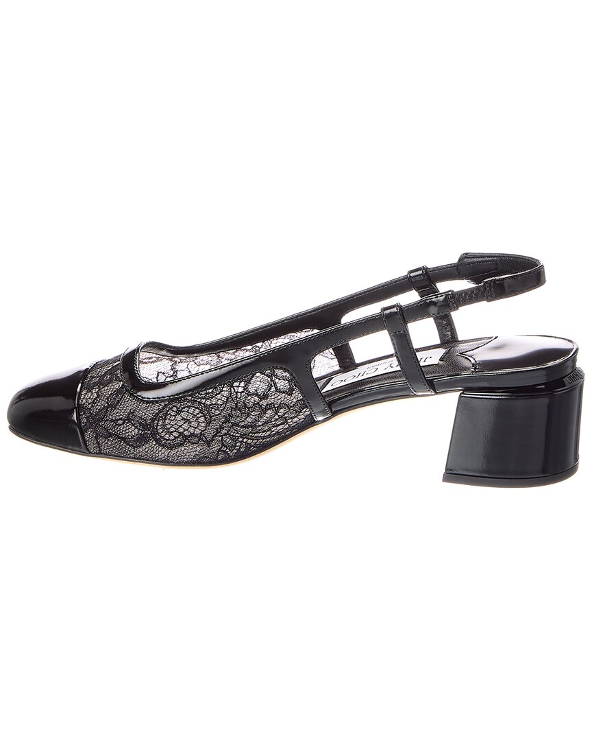 Jimmy Choo Jimmy Elisa 45 Leather Slingback Pump