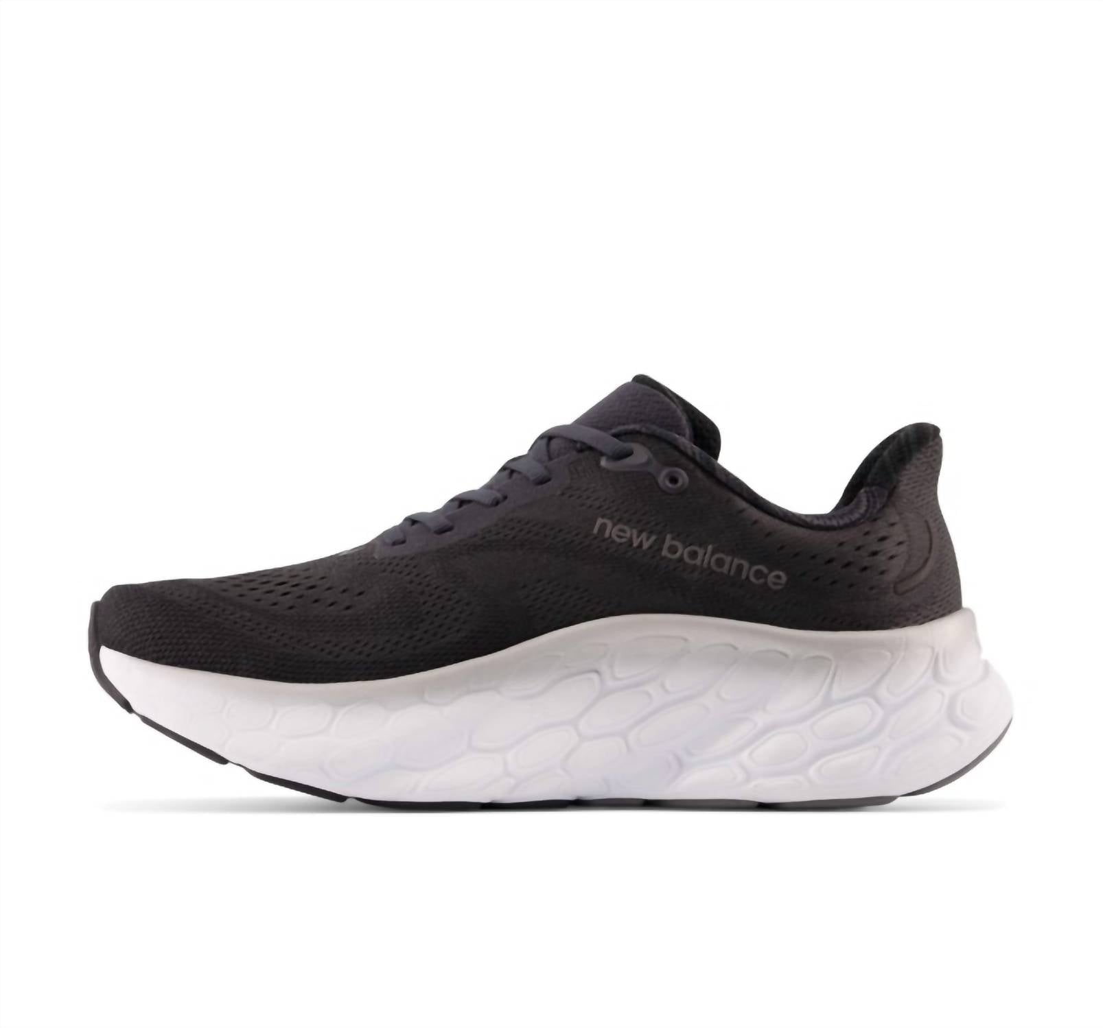 Men's Fresh Foam X More V4 Running Shoes In Black Phantom