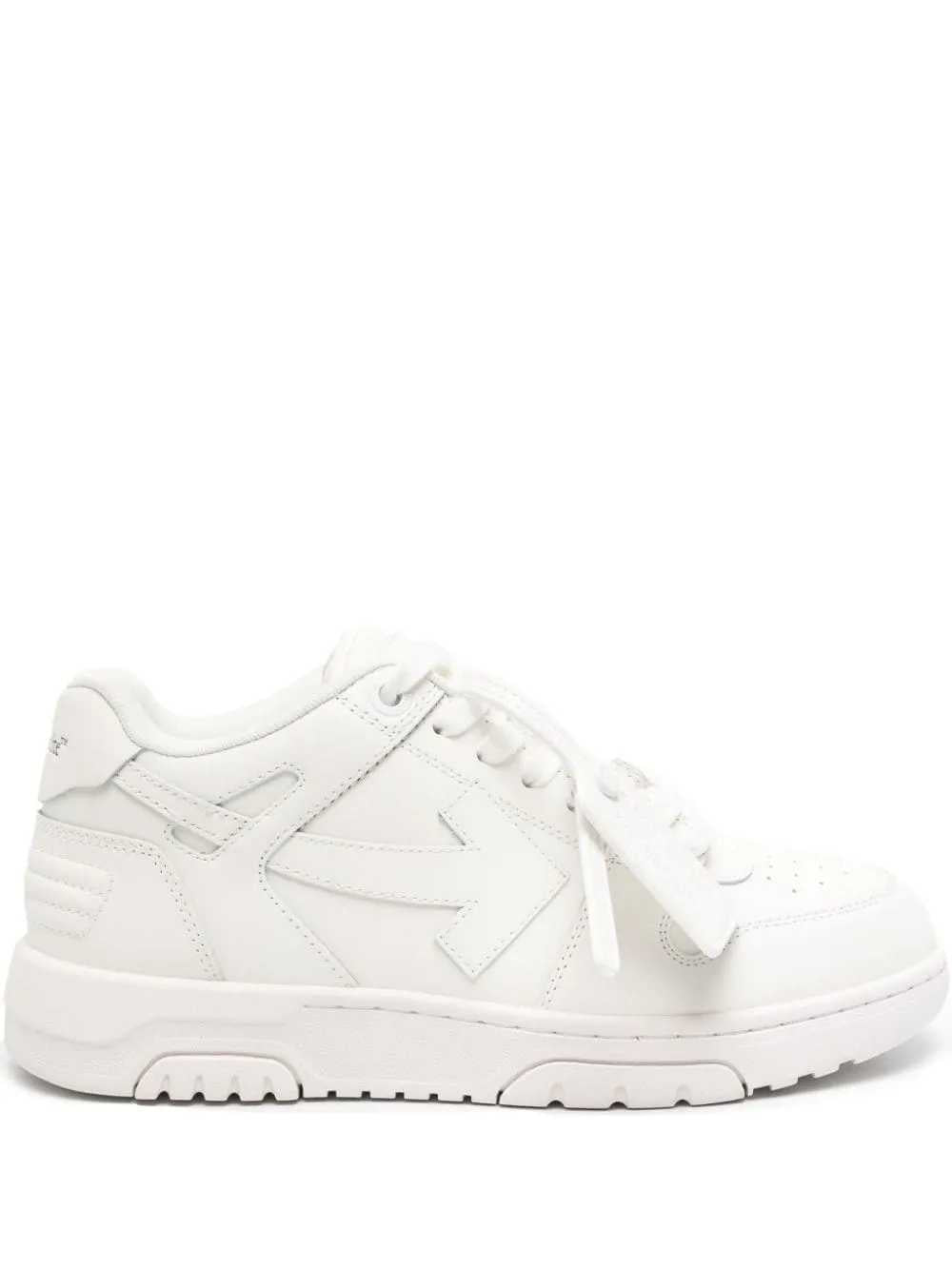 Off White Men Out Of Office Leather Sneakers