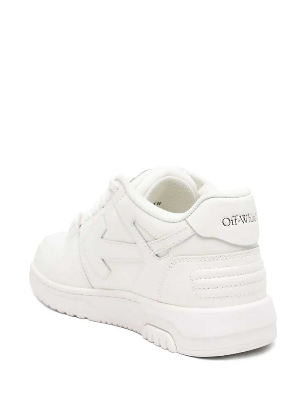 Off White Men Out Of Office Leather Sneakers