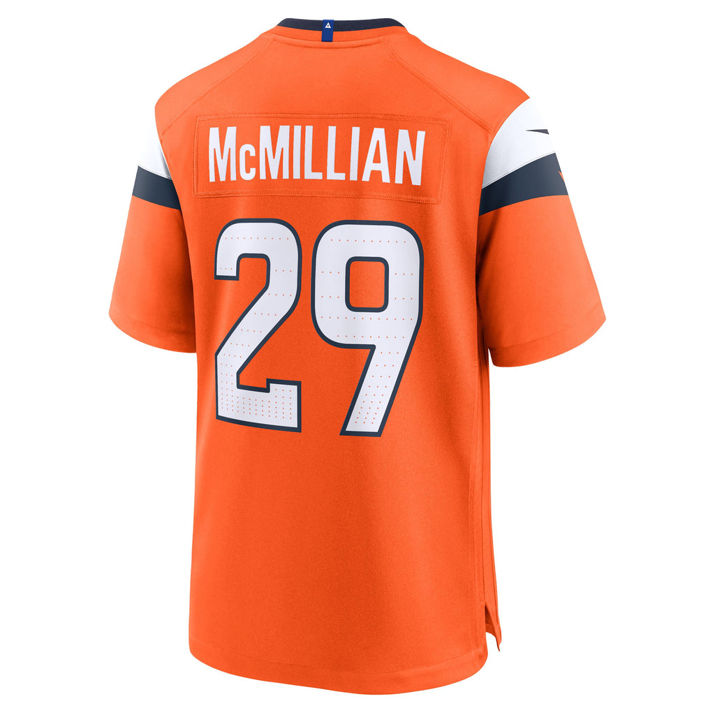 Denver Broncos Ja'Quan McMillian Orange Team Game Jersey
