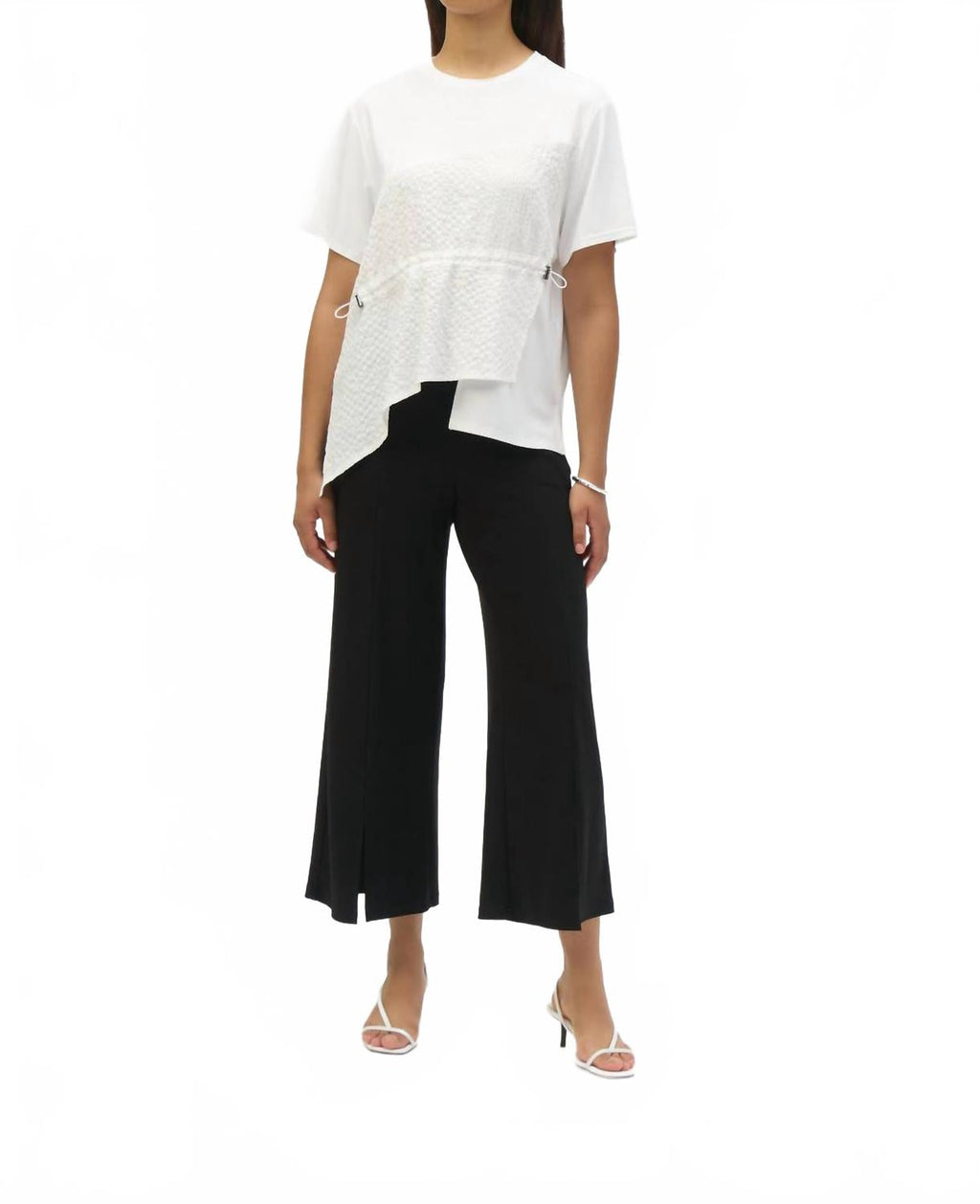 Jersey Bungee Top In White