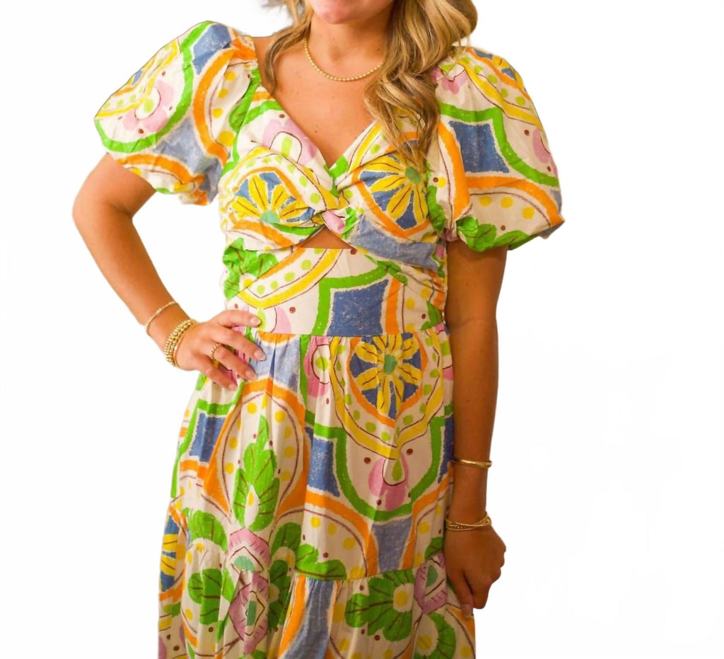 Gwen Maxi Dress In Florencia