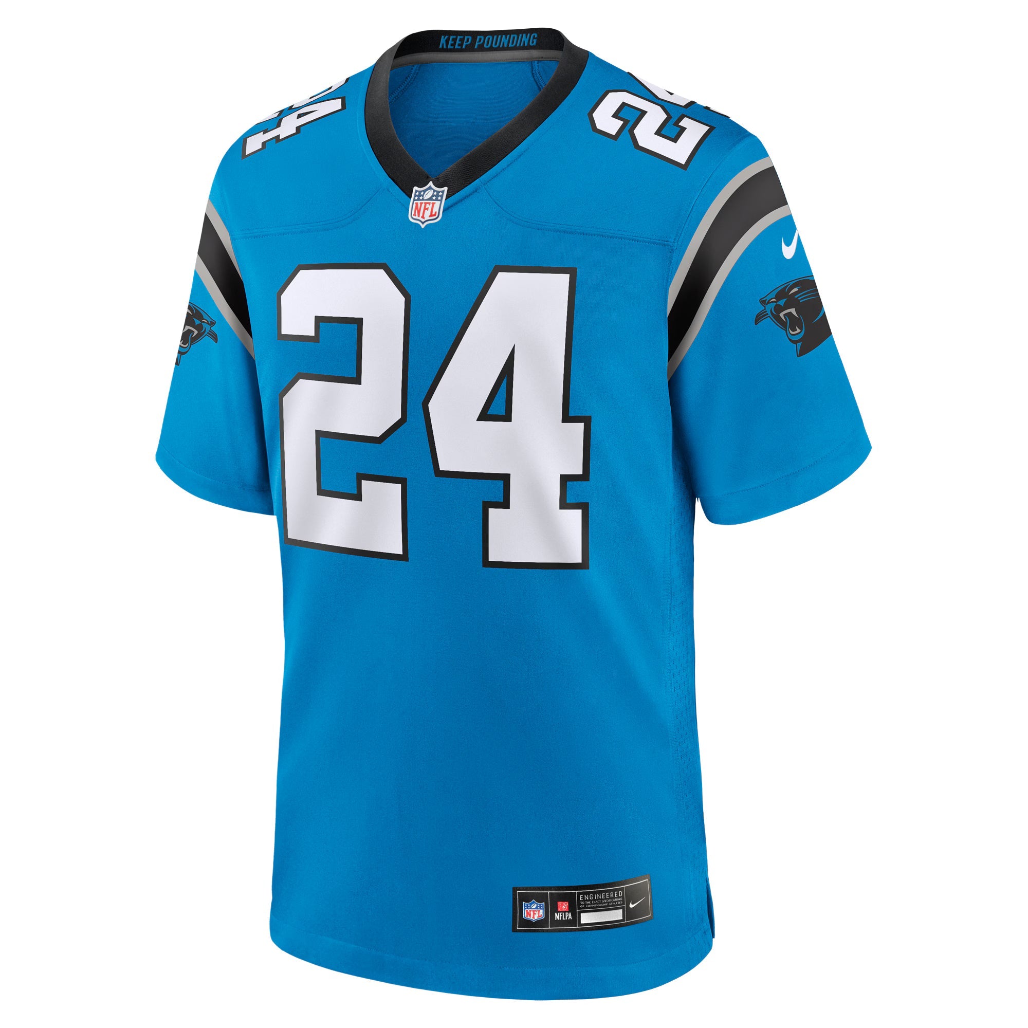 Carolina Panthers Jonathon Brooks Blue Alternate Game Player Jersey