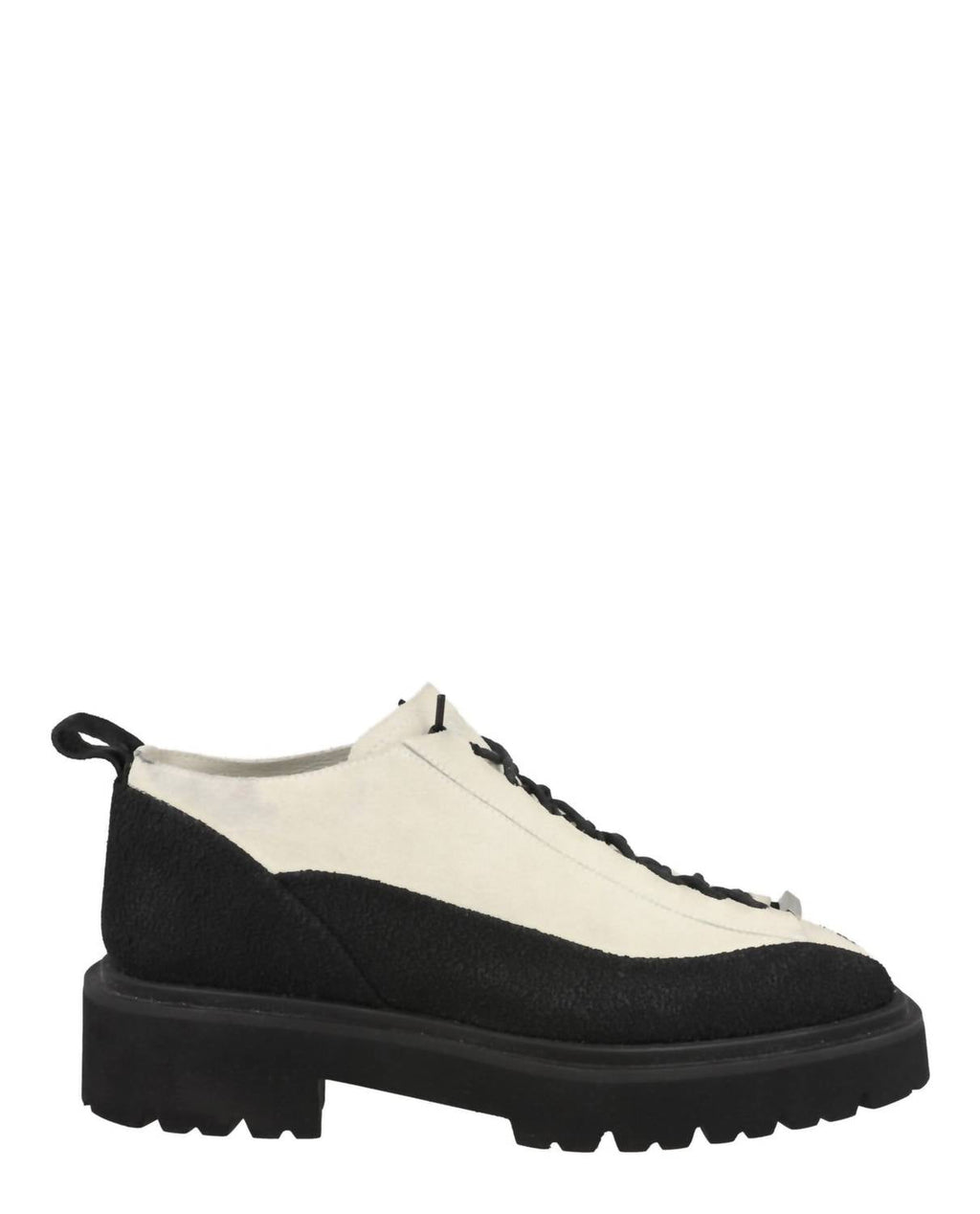 Men's Atlante Suede Two-Tone Ankle Boots In Black/white