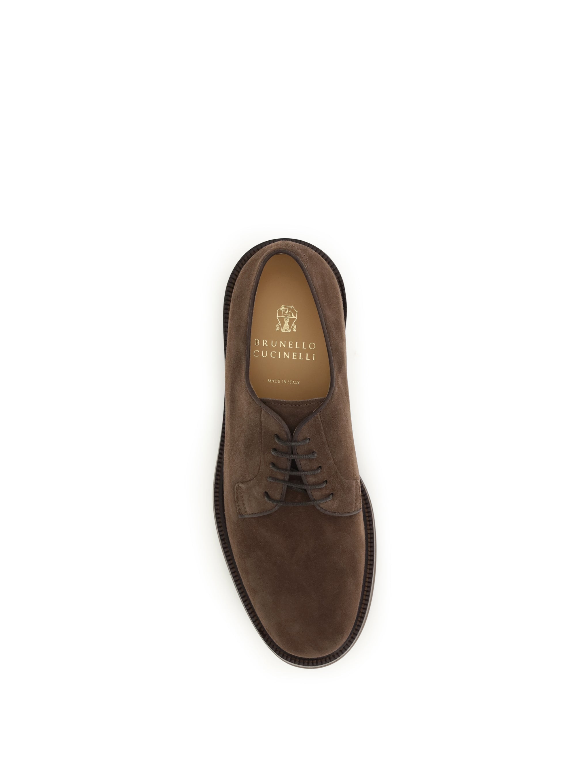 Brunello Cucinelli Men Suede Lace-Up Shoes