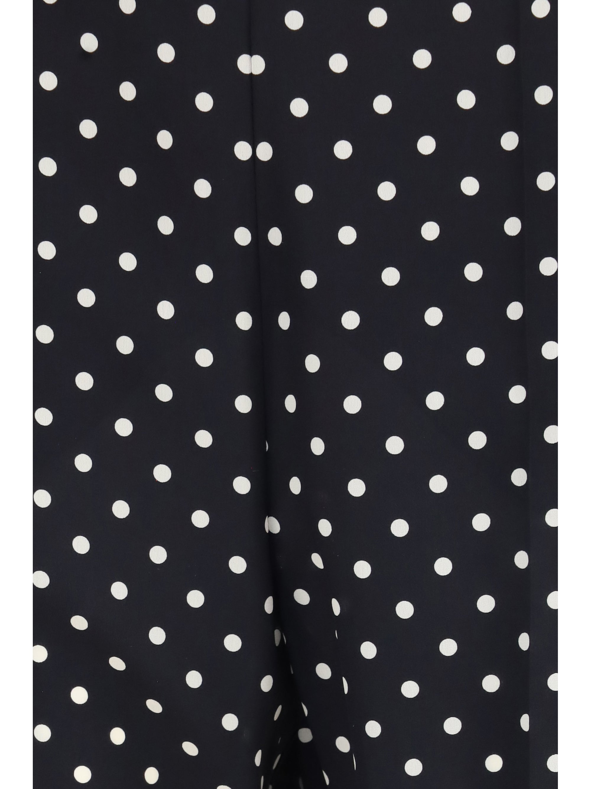 Valentino Women Polka-Dot Crêpe De Chine Pants