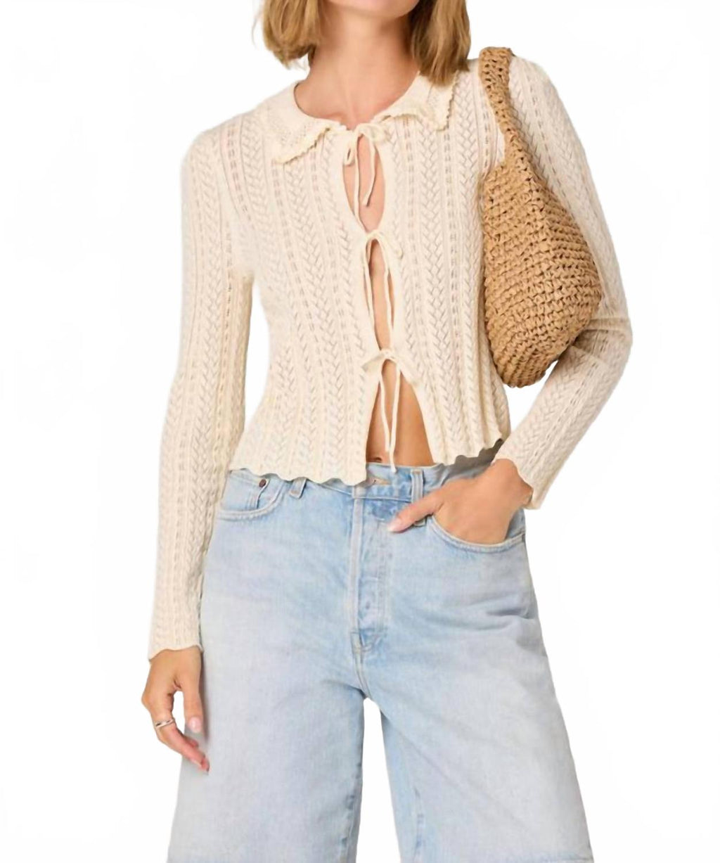 Fannie Cardigan In Cream