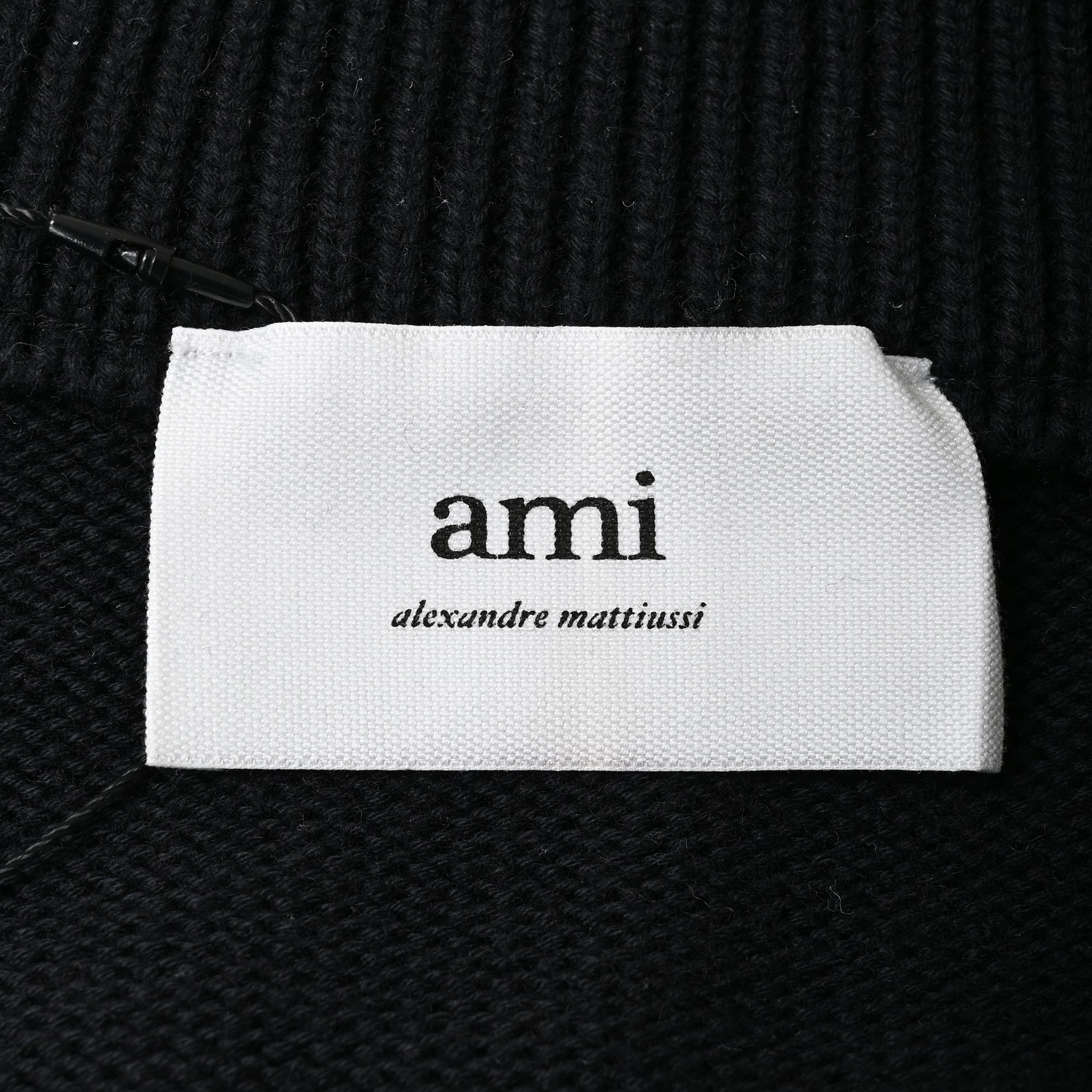 Ami Ami De Coeur Cardigan in Black Wool