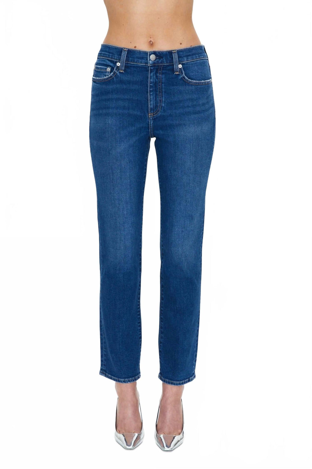 Monroe High Rise Cigarette Crop Jean In Brighton