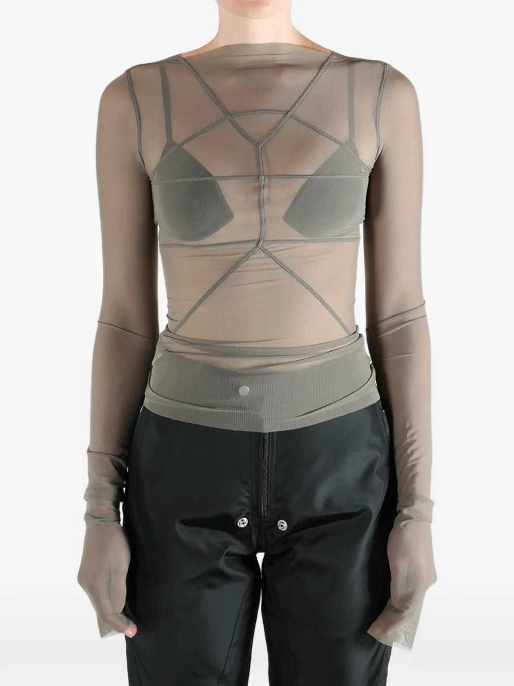Rick Owens Women Semi-Sheer Top