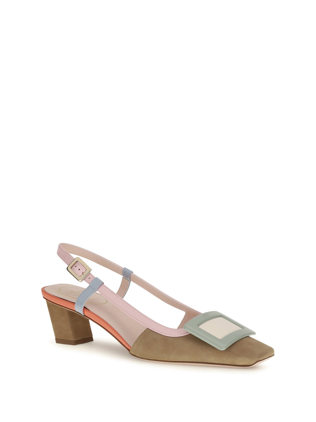 Roger Vivier Women Suede Belle Vivier Slingback Pumps