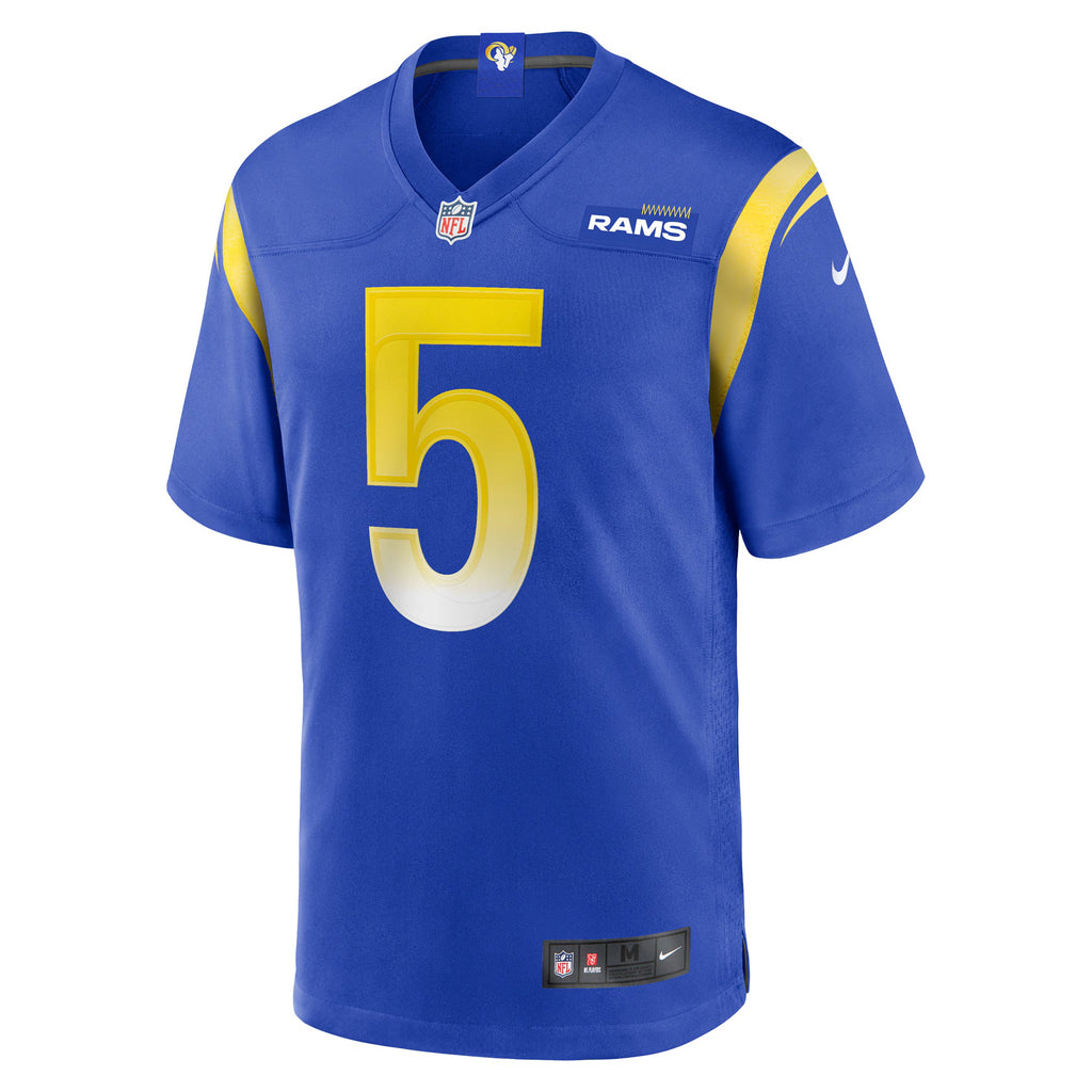 Los Angeles Rams Tutu Atwell Royal Home Game Jersey