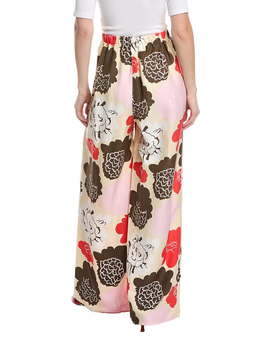 Marimekko Muotti Pioni Linen-Blend Pant