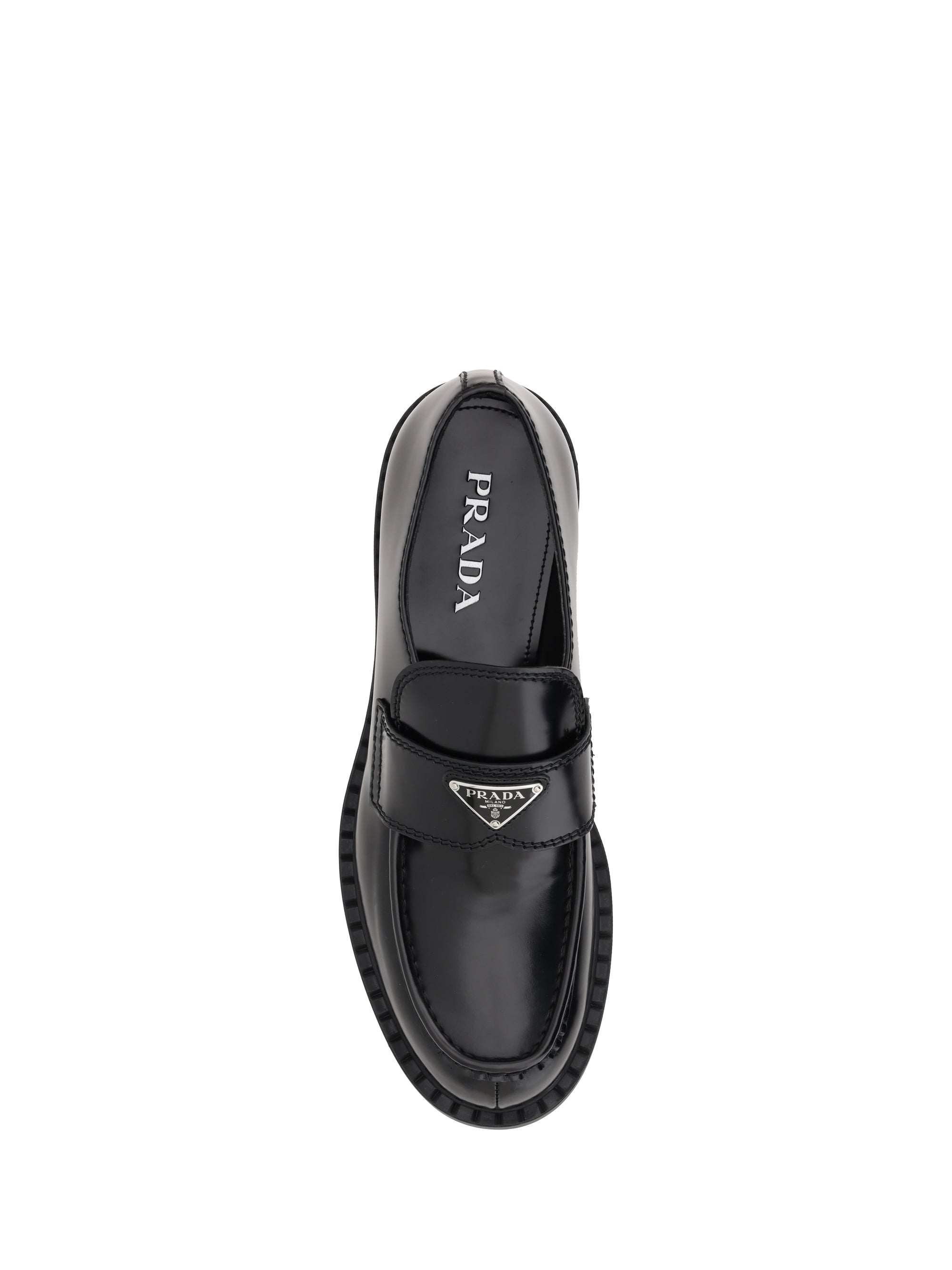 Prada Men Leather Loafers