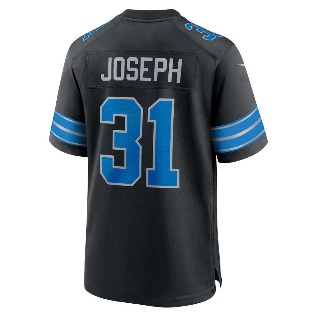 Detroit Lions Kerby Joseph Black Alternate Game Jersey