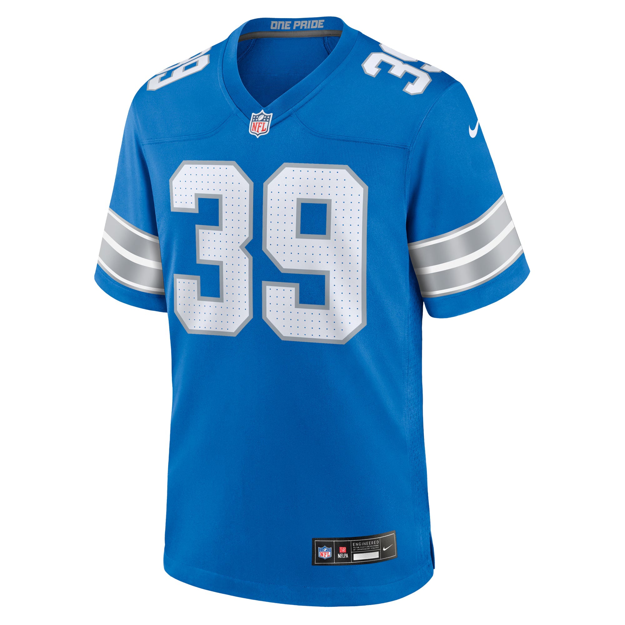 Detroit Lions Jake Bates Blue Team Game Jersey