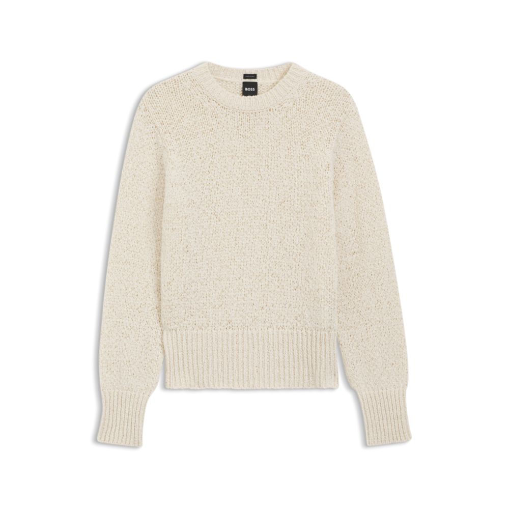 sweater with structured knit