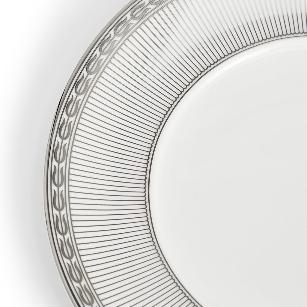 Silver Tonquin Teacup & Saucer 235ml 7.9floz