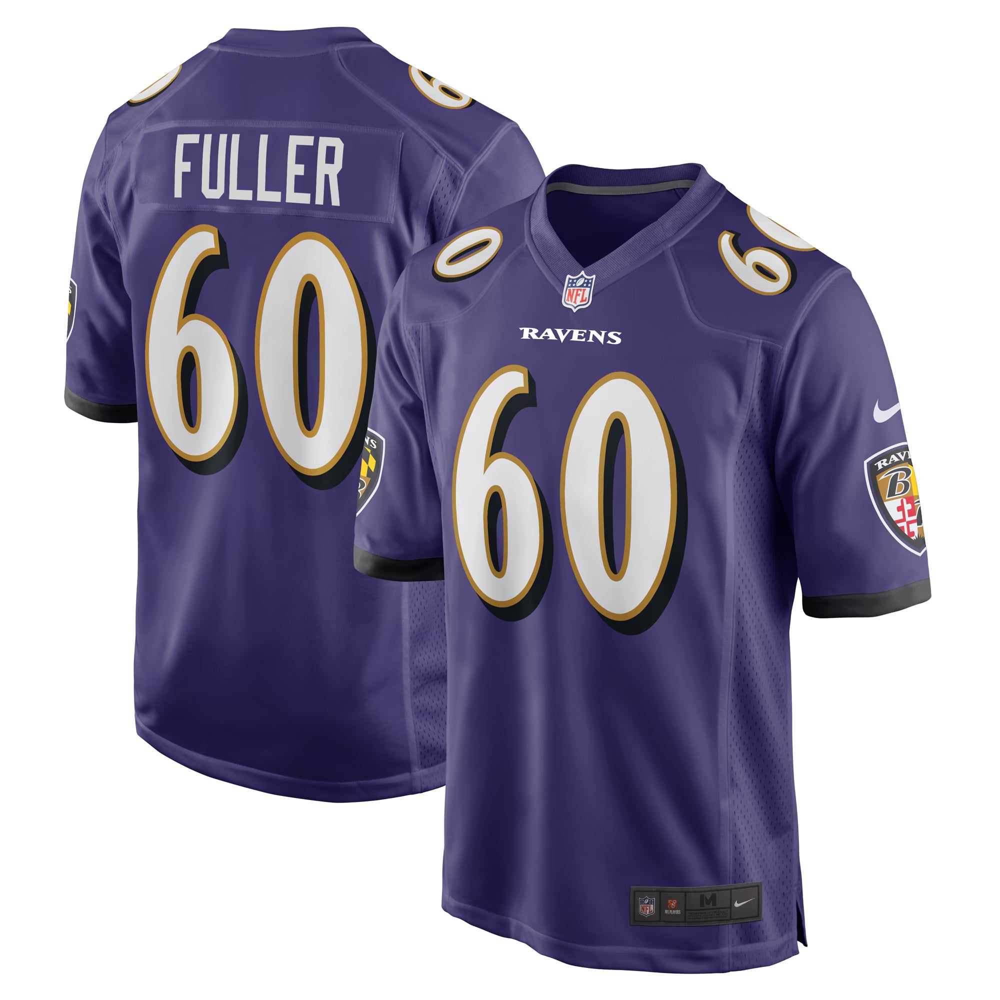 Baltimore Ravens Kyle Fuller Purple Game Jersey