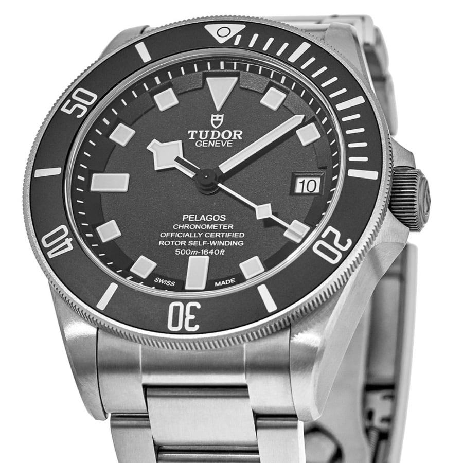 Tudor Pelagos Automatic Black Dial Titanium Men's Watch 25600TN
