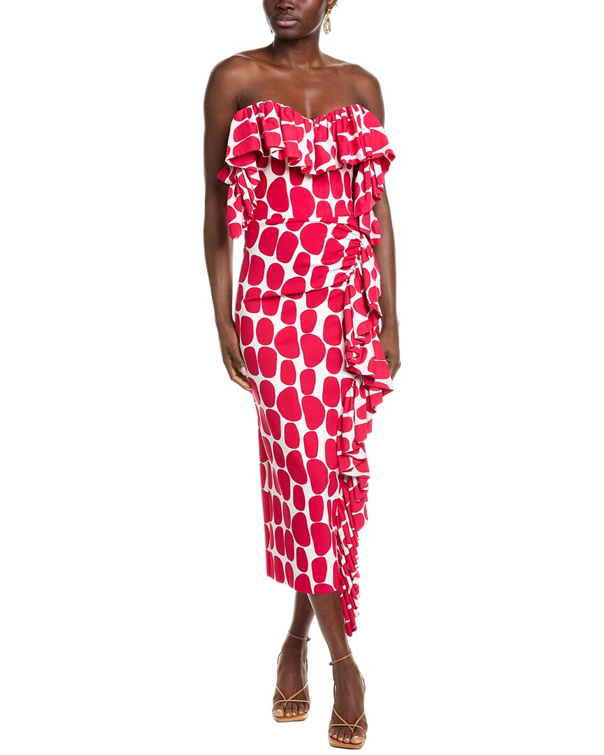 Chiara Boni La Petite Robe Giraffea Midi Dress