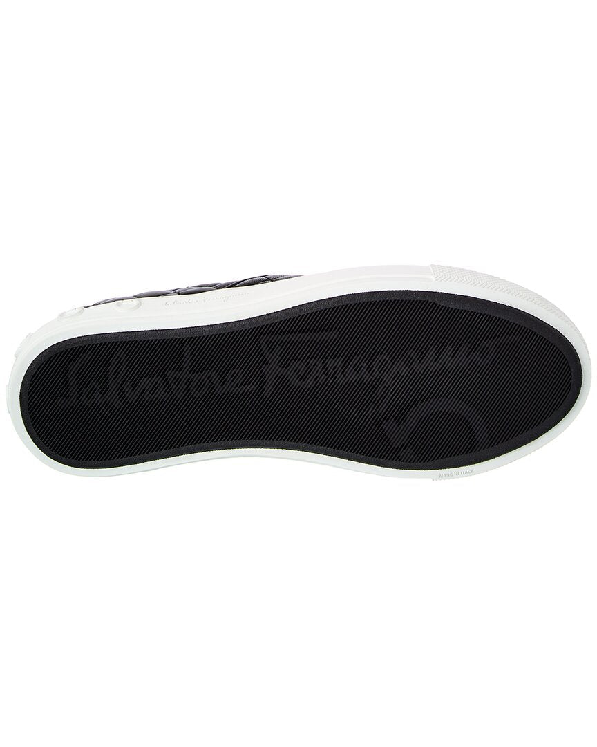Ferragamo Lisa 1 Leather Slip-On Sneaker