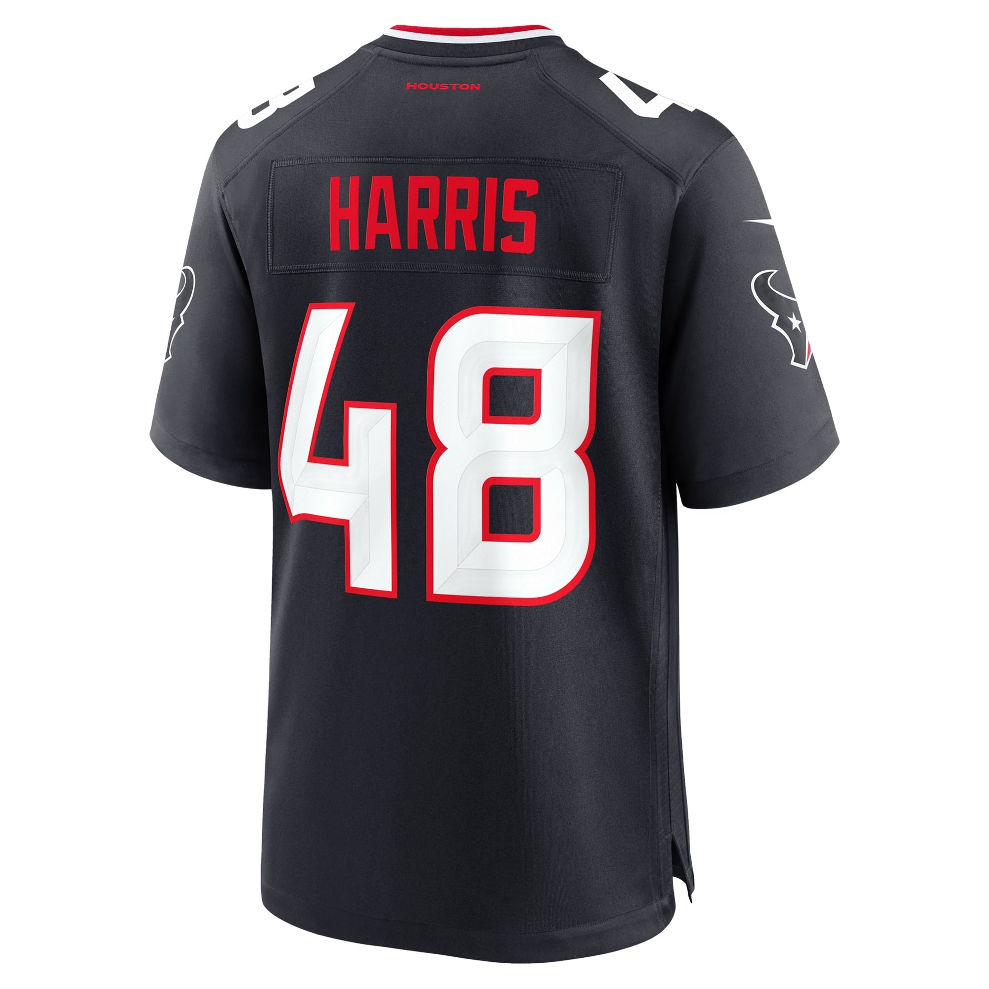 Houston Texans Christian Harris Navy Team Game Jersey